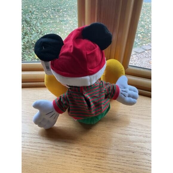 Disney Christmas Mickey Mouse Plush Stuffed Animal Kohls Cares Limited Edition - Picture 2 of 5